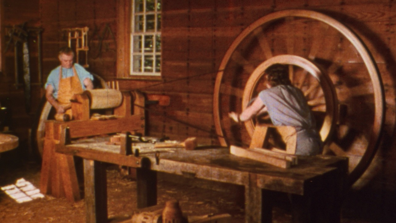 Conversations with a Wheelwright (1977) Woodworking in Colonial Williamsburg | 16mm Scan