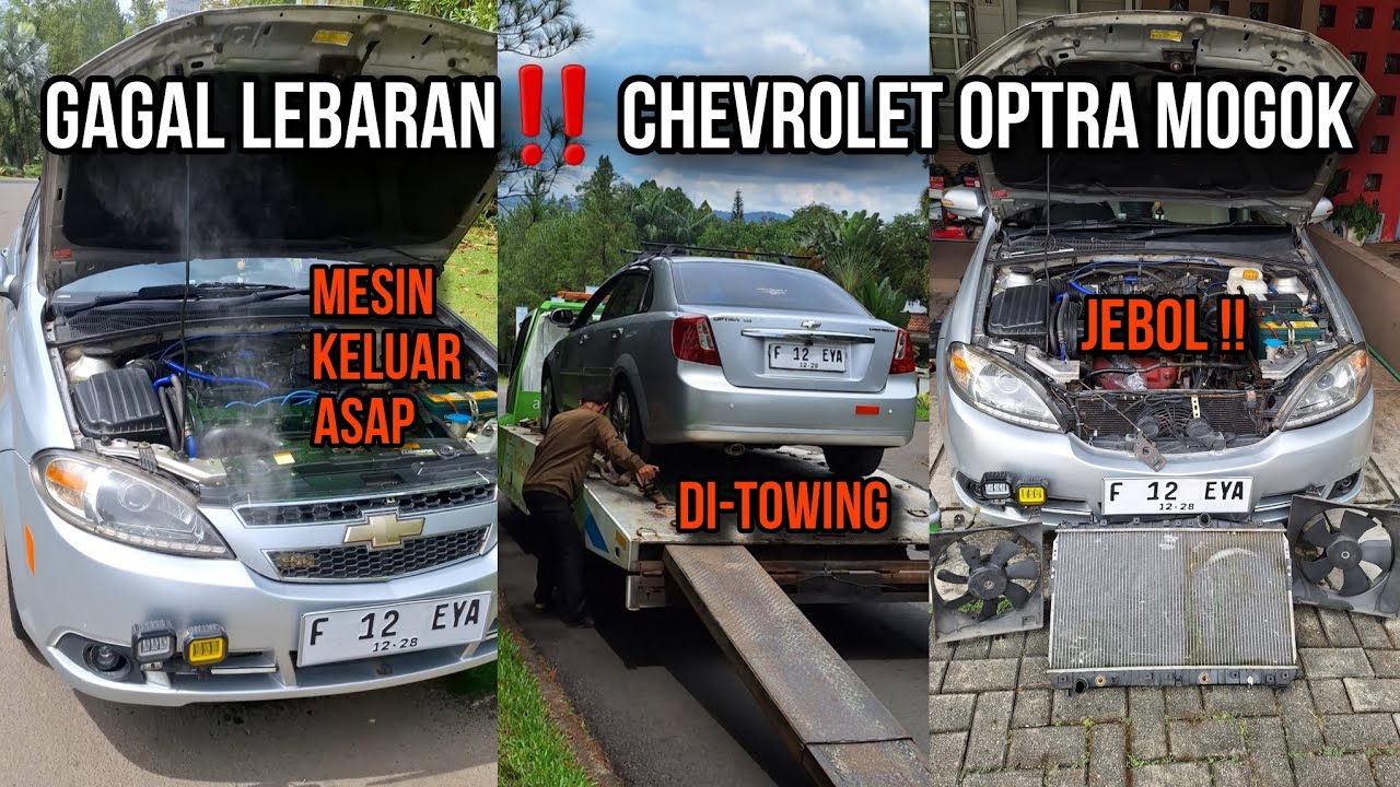 CHEVROLET OPTRA MOGOK DI LUAR KOTA | Air Radiator Muncrat!! Nyaris Overheat