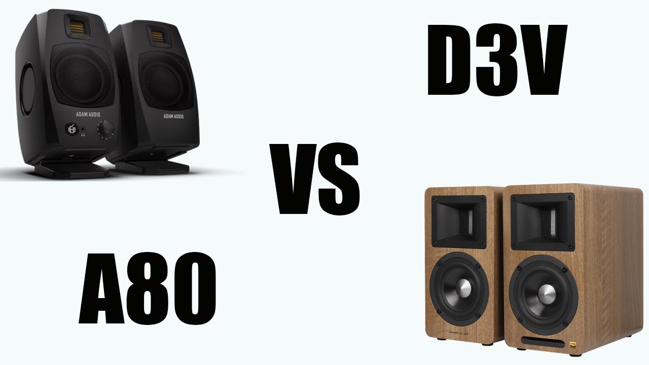 Adam Audio D3V   VS   Edifier Airpulse A80 (Soundtest)