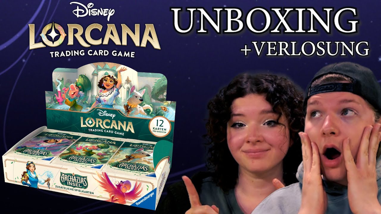 Disney Lorcana Archazias Insel Booster Display Opening deutsch | archazias island unboxing | Trader
