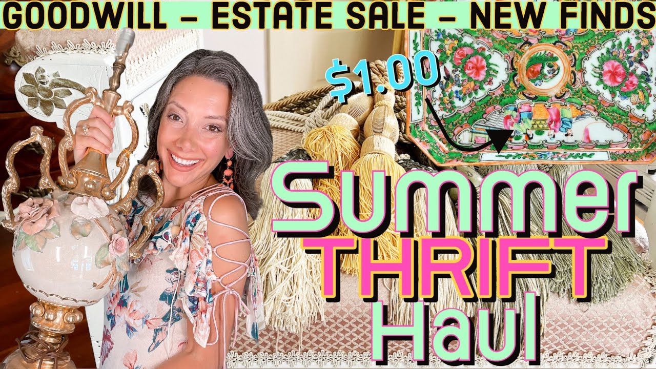 Thrift Haul - Goodwill - Garage Sale - Estate Sale Shopping Haul
