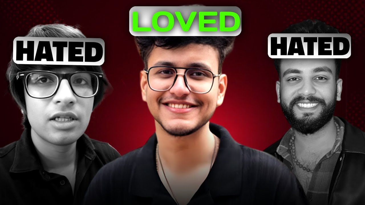 Most Hated Vs Most Loved Indian Youtubers