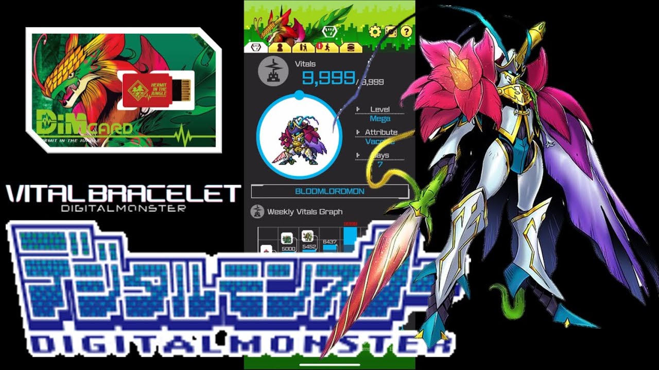 Digimon Vital Bracelet Lab - Journal Log #71.5 Bloom Lordmon