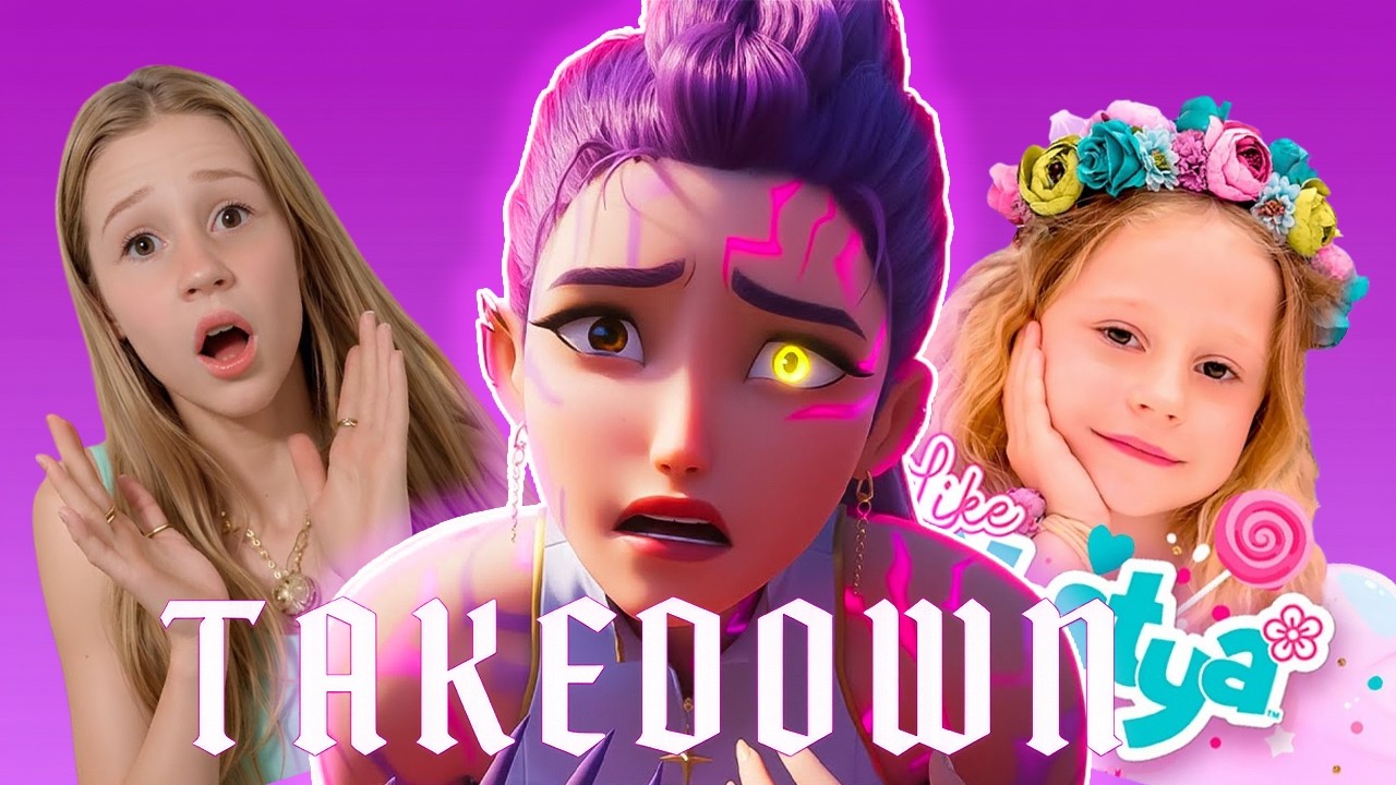 TAKEDOWN | KPOP DEMON HUNTERS x LIKE NASTYA | INVITE FRIENDS (Official Music Cover)