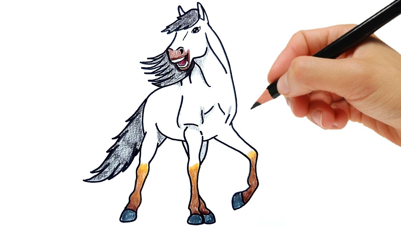 COMMENT DESSINER UN CHEVAL FACILE