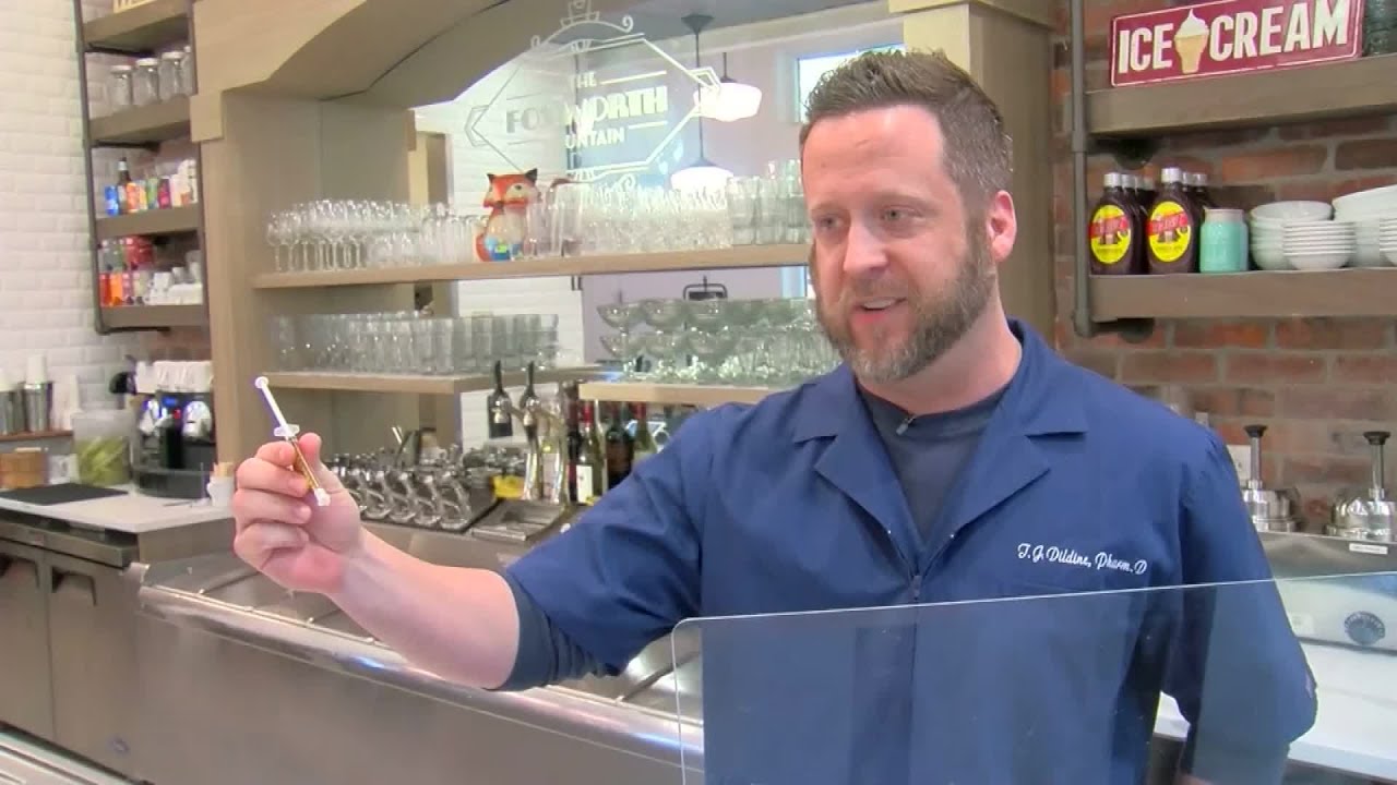 Soda shop offers CBD oil inside it's ice cream