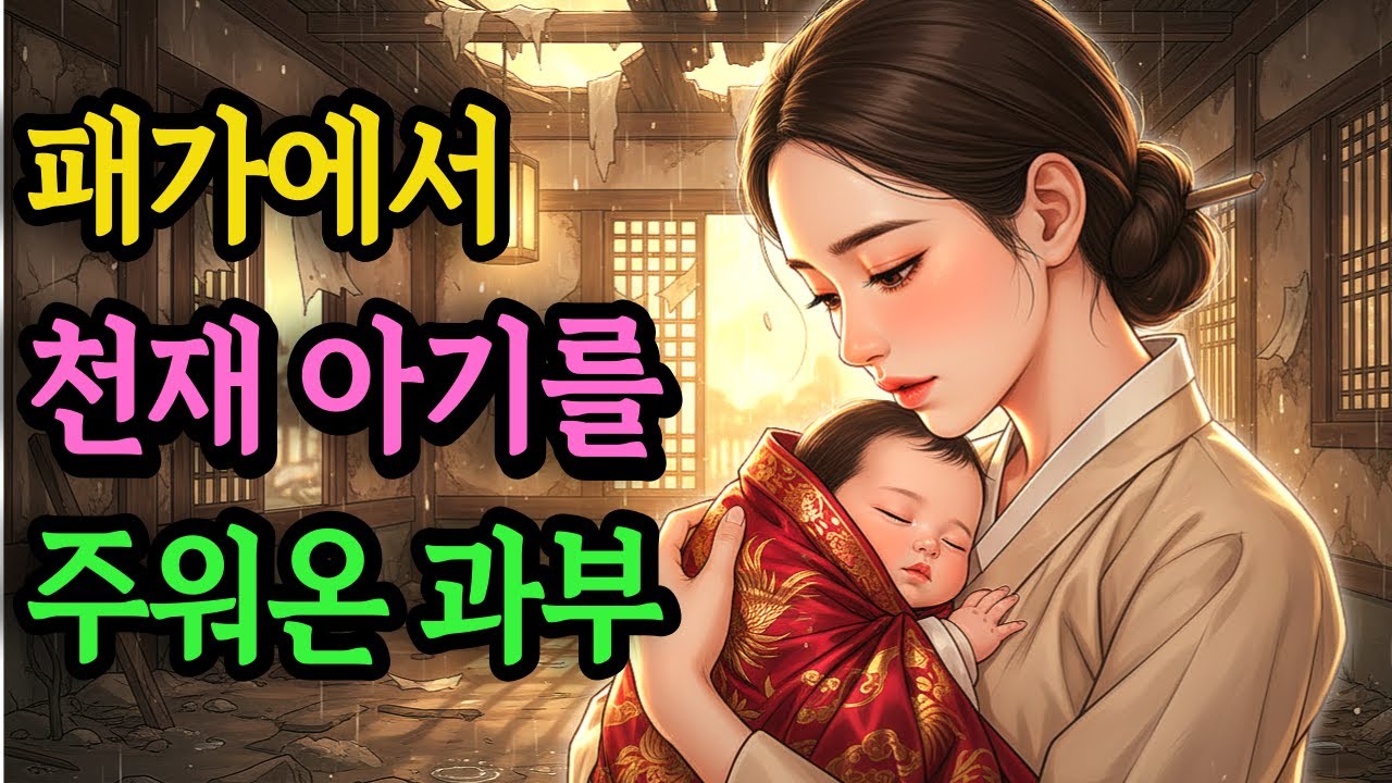 패가로 들어간 젊은 과부, 그 날 들린 숨소리.과부의 인생이 새롭게 펼쳐 지는데 | 야담 | 옛날이야기 | 과부이야기 |감동스토리 | 모녀이야기 | 오디오북 | 시니어영상 |
