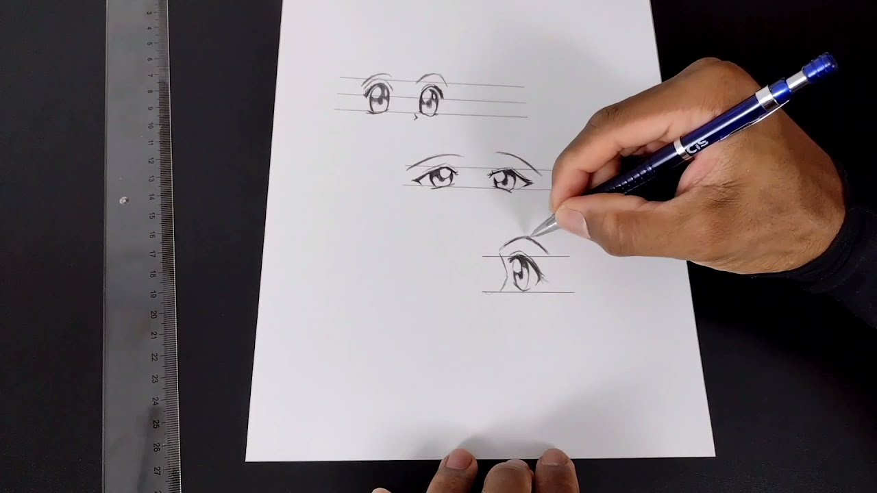 Como desenhar olhos de anime femininos - 2021