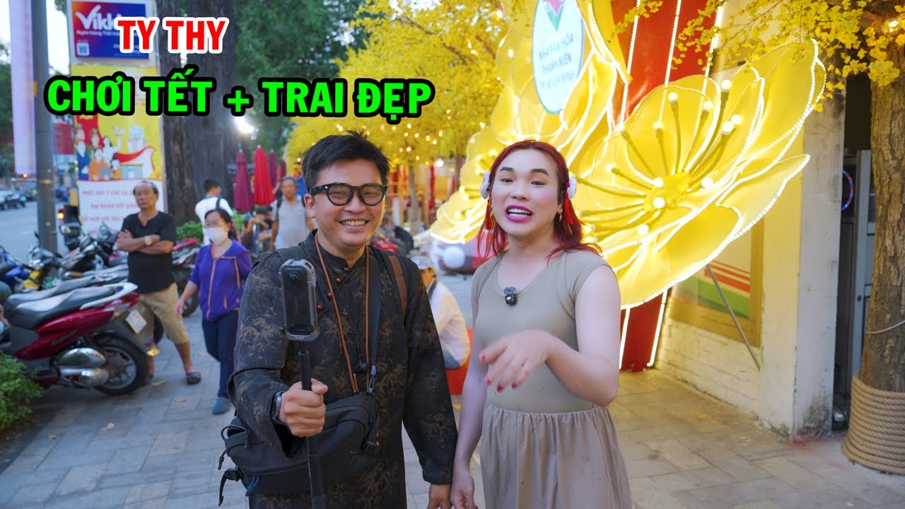 Ty Thy rủ Trai đẹp về nhà ở chung - Ty Thy Vlog Gỏi đu đủ