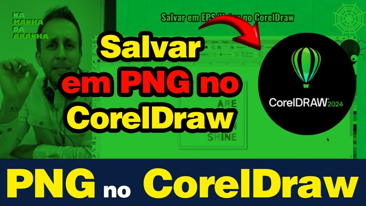 PNG para CorelDraw - Como exportar em PNG no CorelDraw 