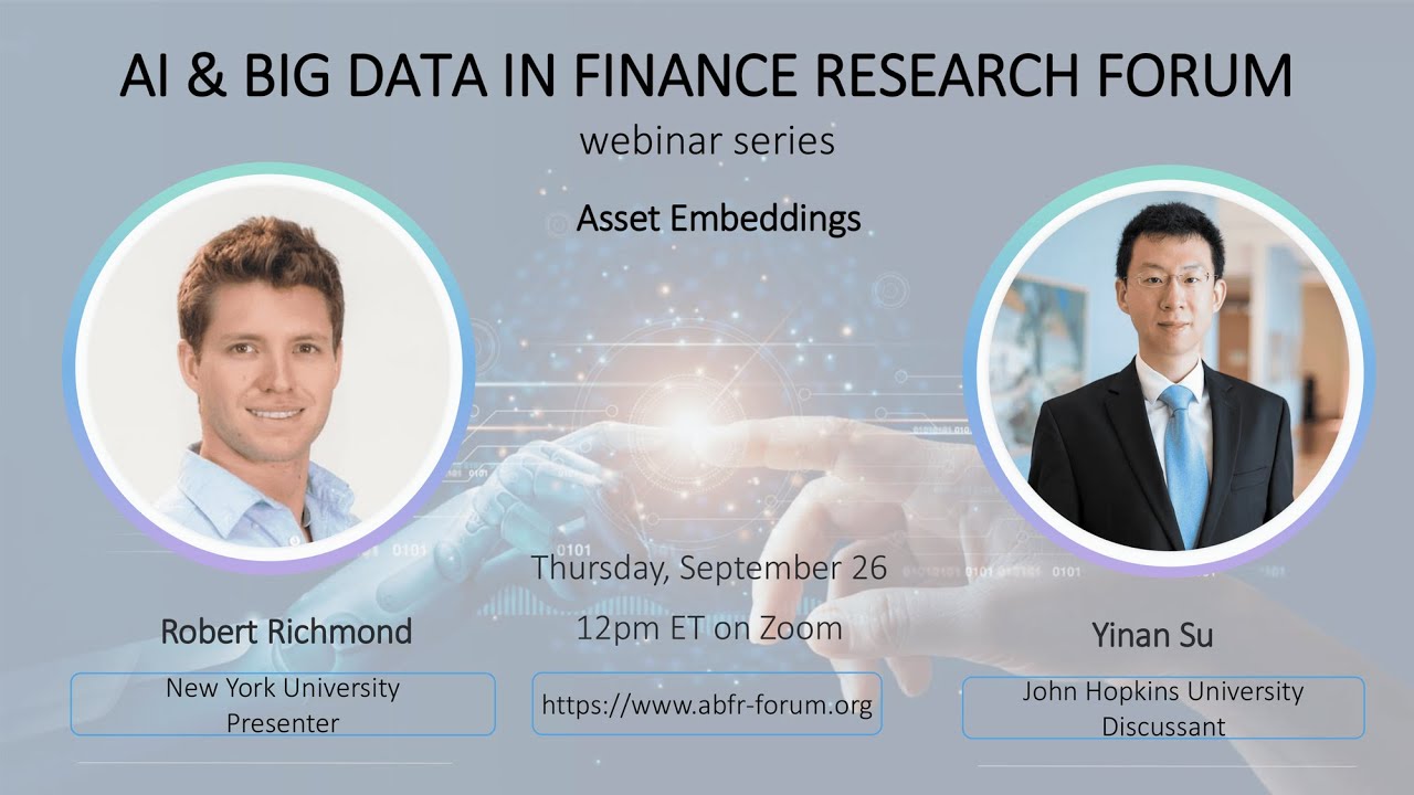 ABFR Webinar with Robert Richmond and Yinan Su