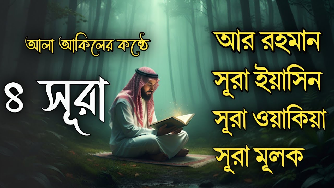 Powerful Quran Recitation for Sleep–Surah Yaseen, Ar-Rahman, Al-Waqiah, Al-Mulk by Alaa Aqel #quran