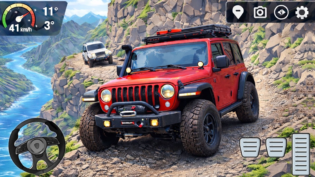 ⚠️ Car Off-Road Stunt Challenge 😱 | Real Dangerous Mountain Driving Simulator 3D – Android Gameplay
