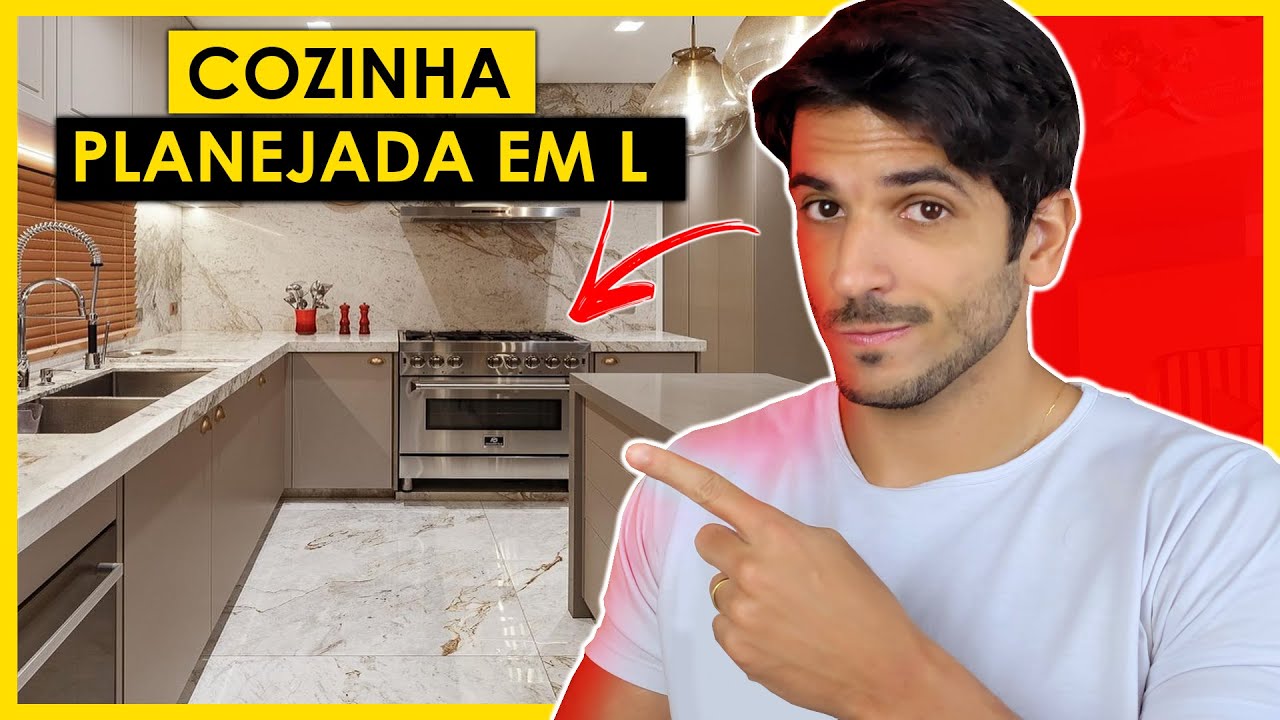 COZINHA PLANEJADA EM L
