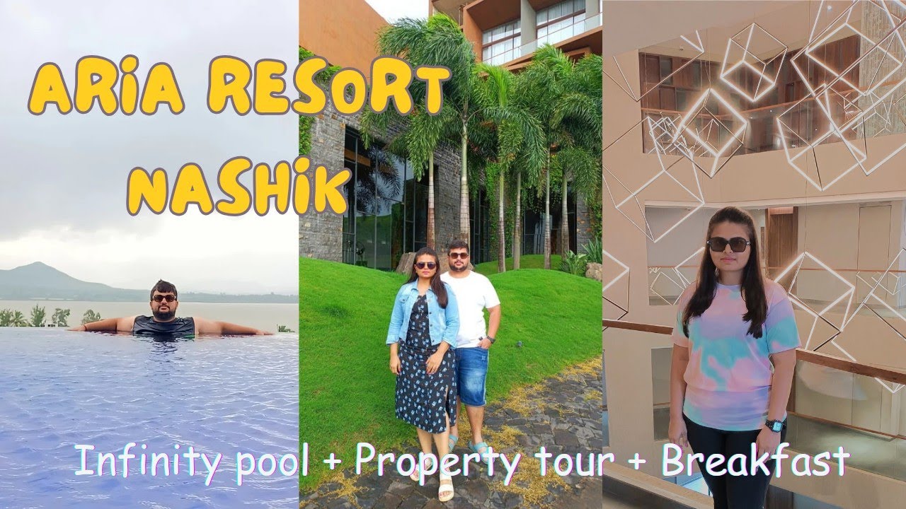 Best Resort under 5K in Nashik with infinity pool 🏊 | ARIA Resort 🏖 | Property tour + Breakfast