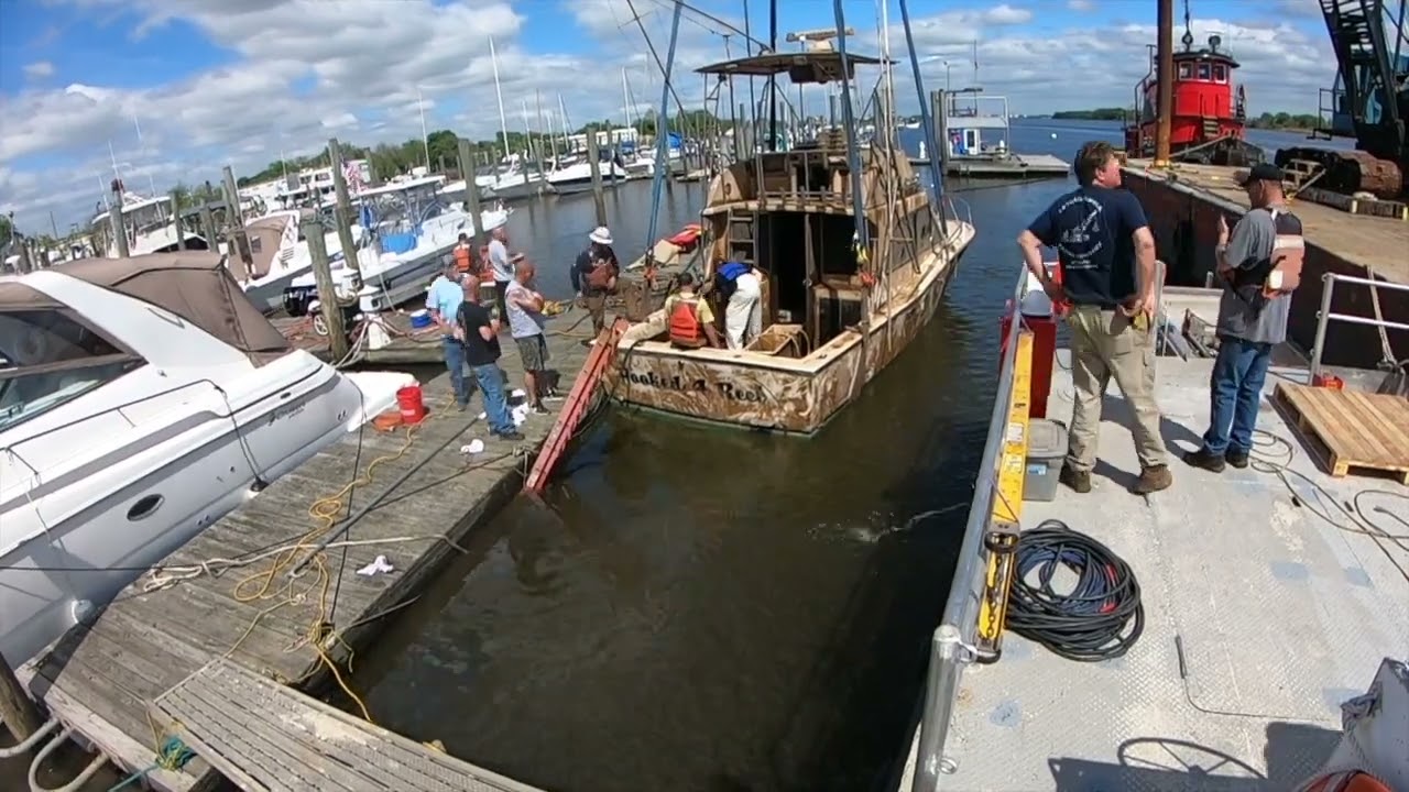 SUNKEN Albemarle Recovery (my dream boat destroyed)