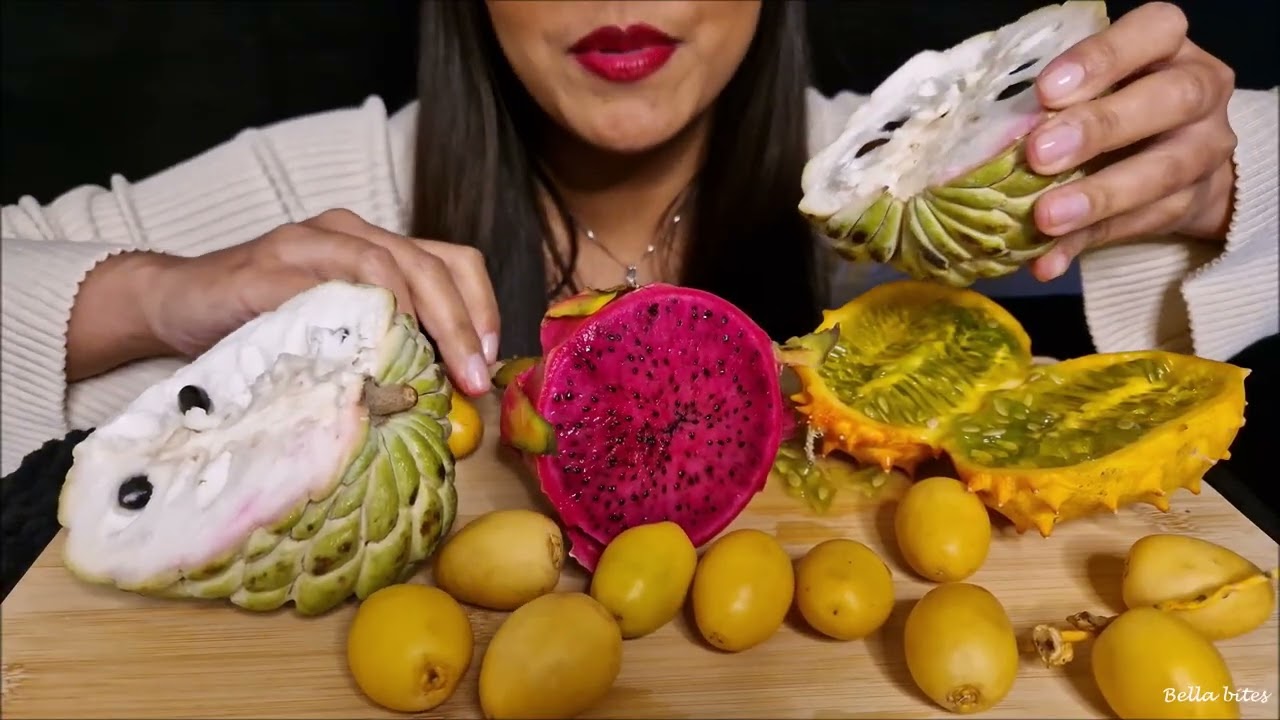 ASMR MUKBANG Exotic Fruits