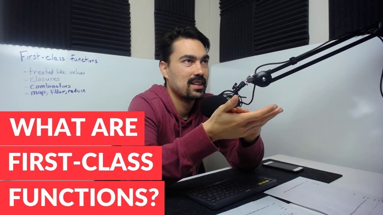 What are first-class functions?