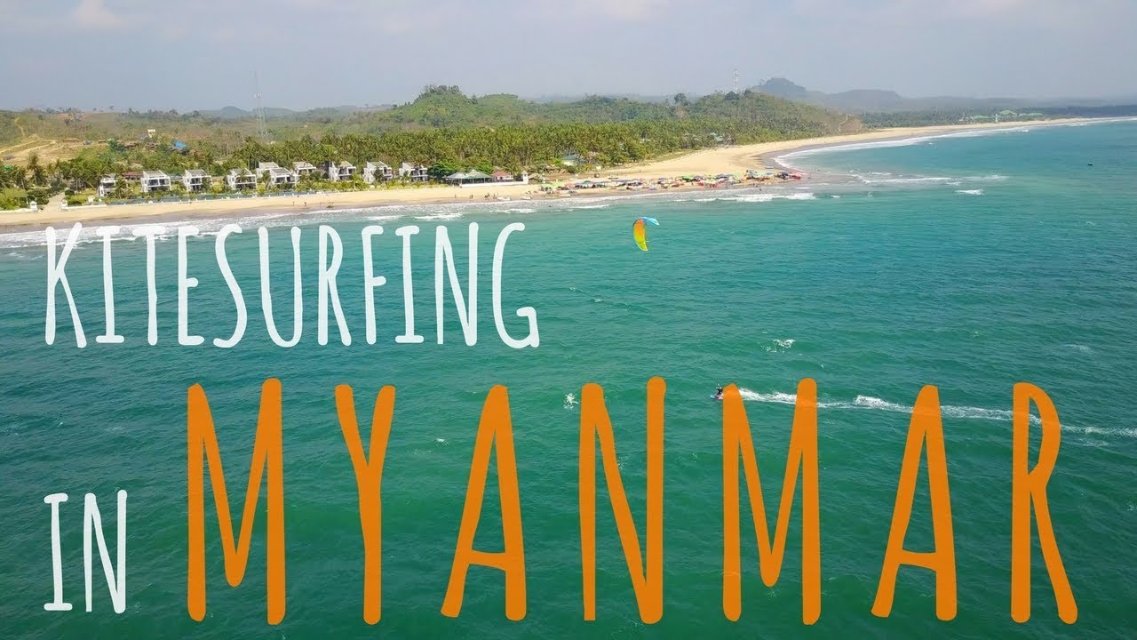KITESURFING in MYANMAR (Burma) in 4K