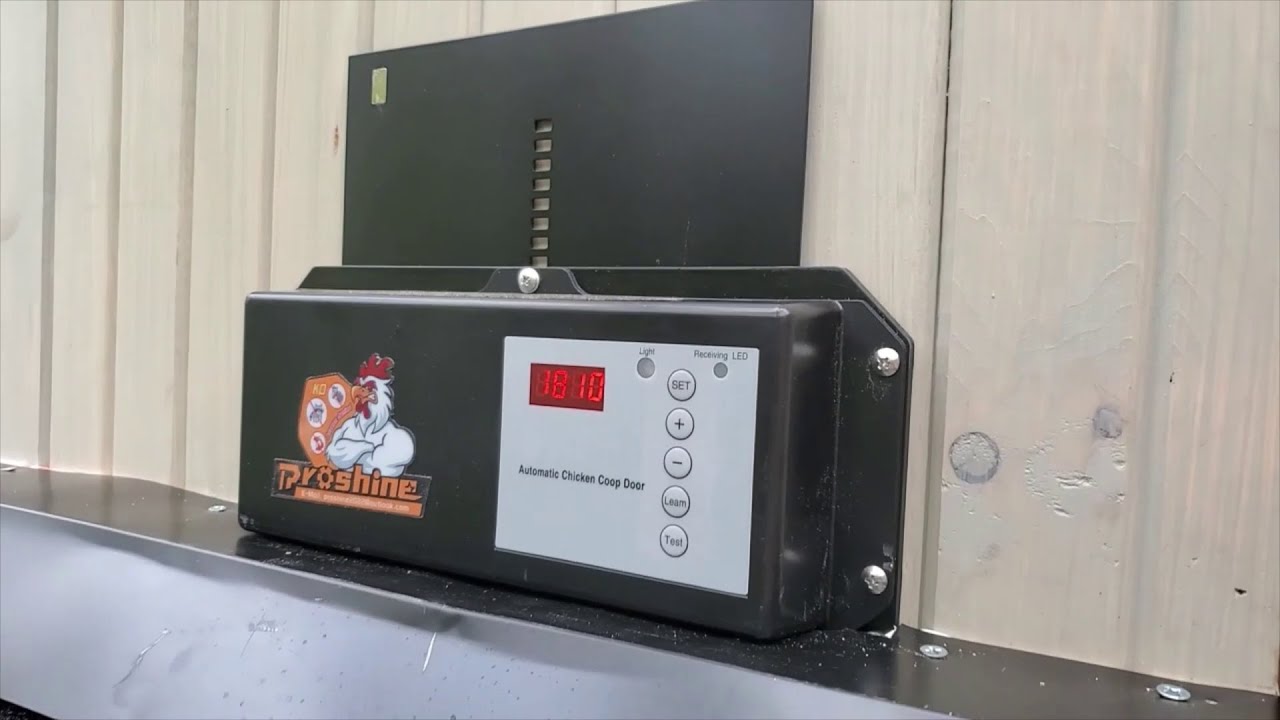ProShine Automatic Chicken Coop Door: Unbox, Install, Setup