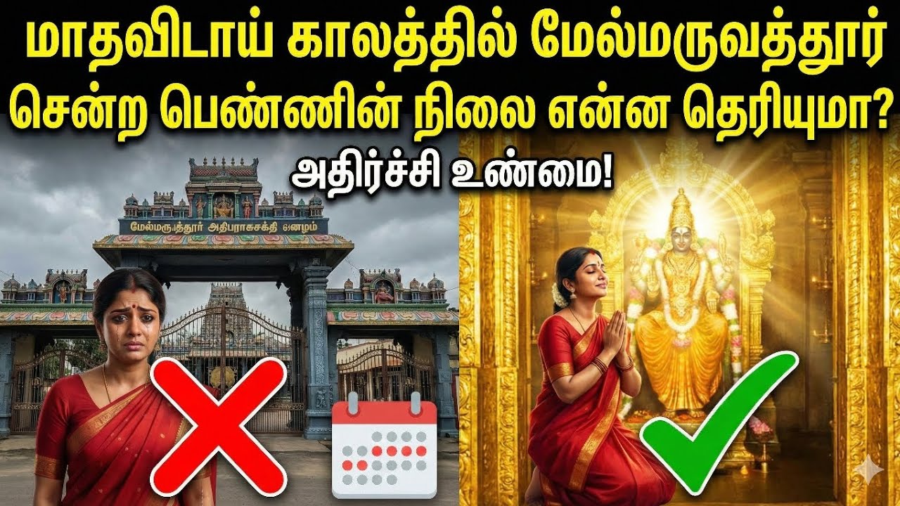 மாதவிடாய் காலத்தில் கோவிலுக்கு செல்லலாமா? | Melmaruvathur Adhiparasakthi Miracles #viralvideo #tamil