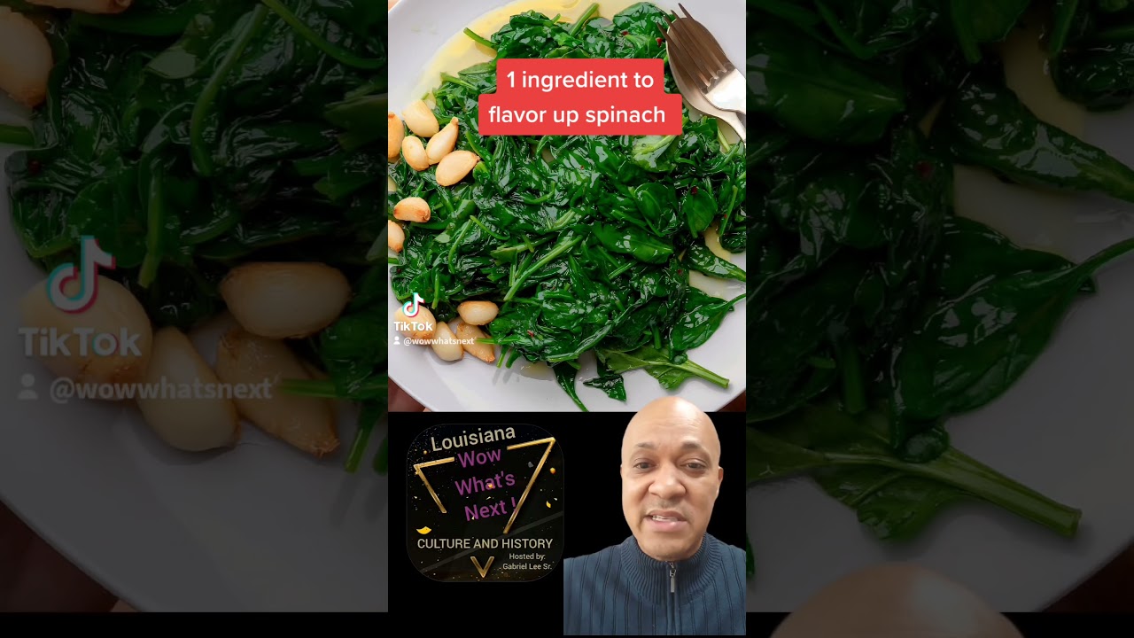 Popeye Sauteed Spinach #food #foodie #cooking #nola #trending