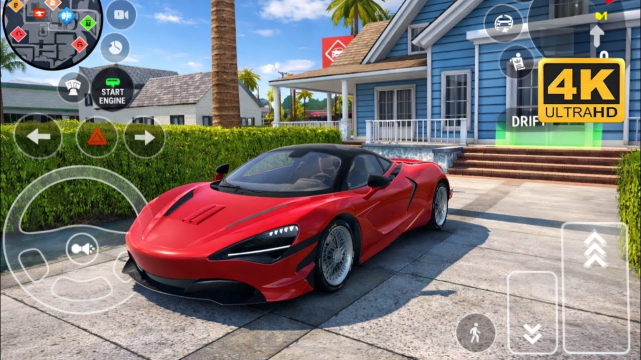 Car Parking Driving School Gameplay |McLaren 720S | 4k Ultra graphics 