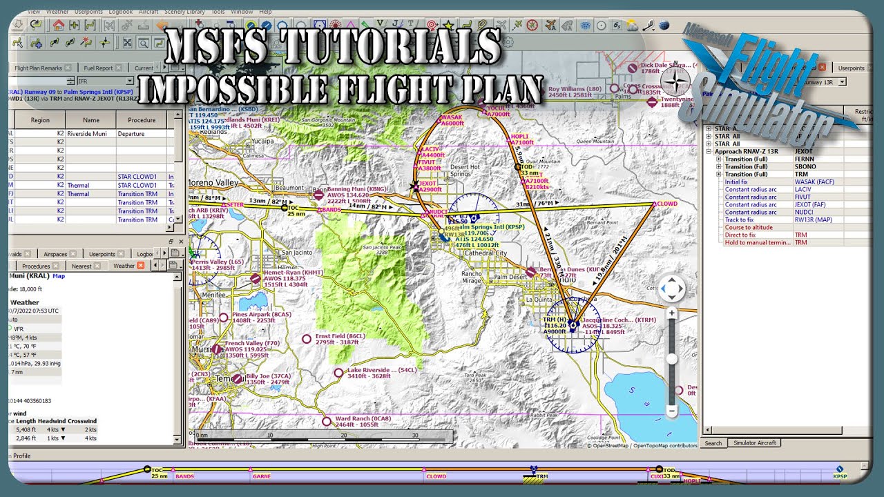 Impossible Flight Plan | Little NavMap | MSFS2020