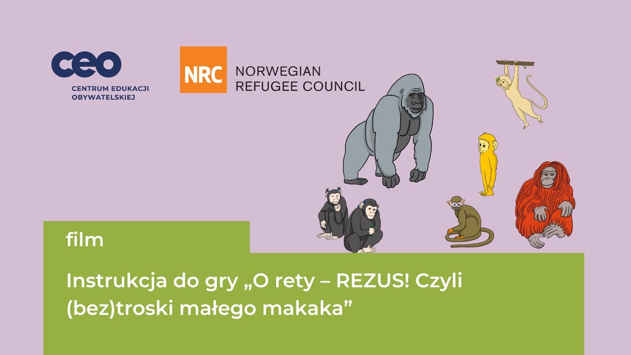 Instrukcja do gry &bdquo;O rety &ndash; REZUS! Czyli (bez)troski małego makaka&rdquo;