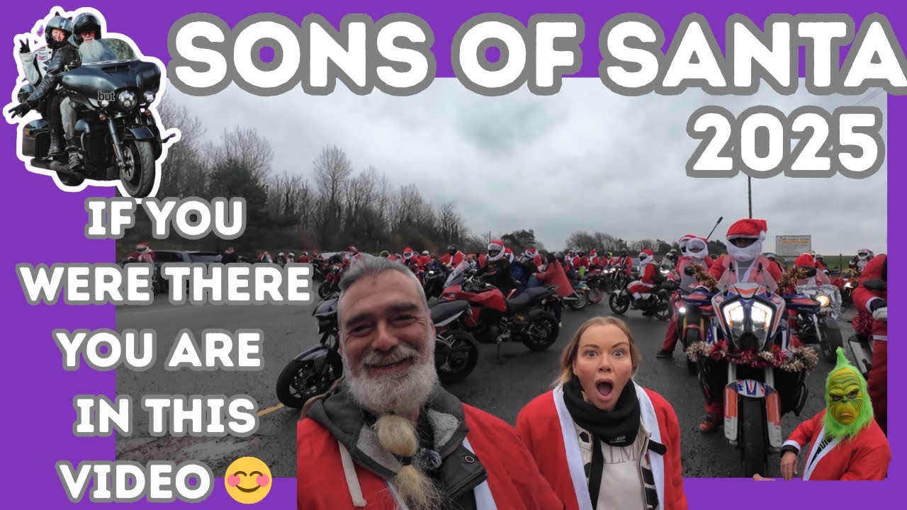 Sons of Santa Charity Ride is INCREDIBLE this year. Cez and Duds check it out. Organisers take a bow