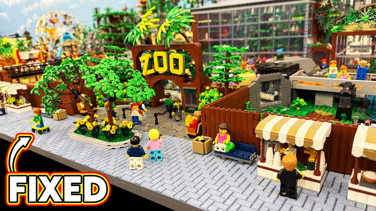 Соединяем зоопарк и пляж в LEGO City