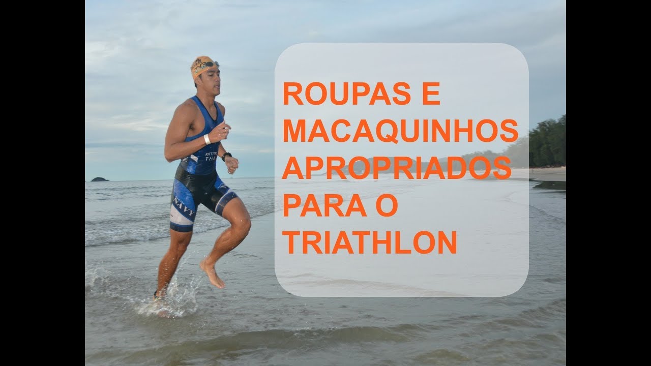 Qual roupa ou macaquinho é melhor para um triathlon?