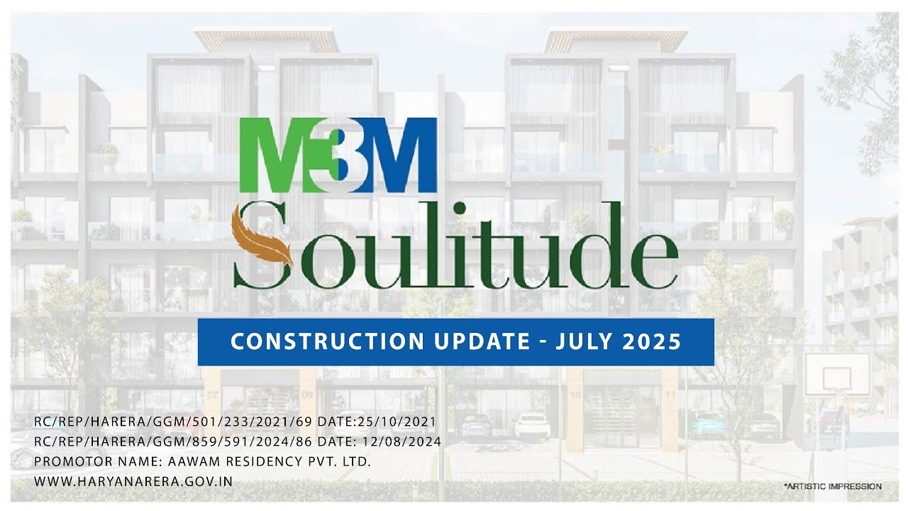 M3M Soulitude – Construction Update July 2025