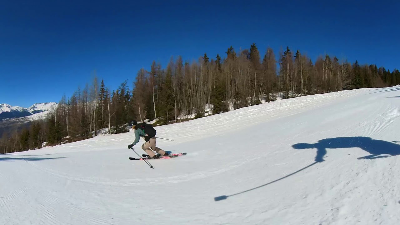 Insta360 One X2 Sample Ski Footage (360 Movable Immersive Video)