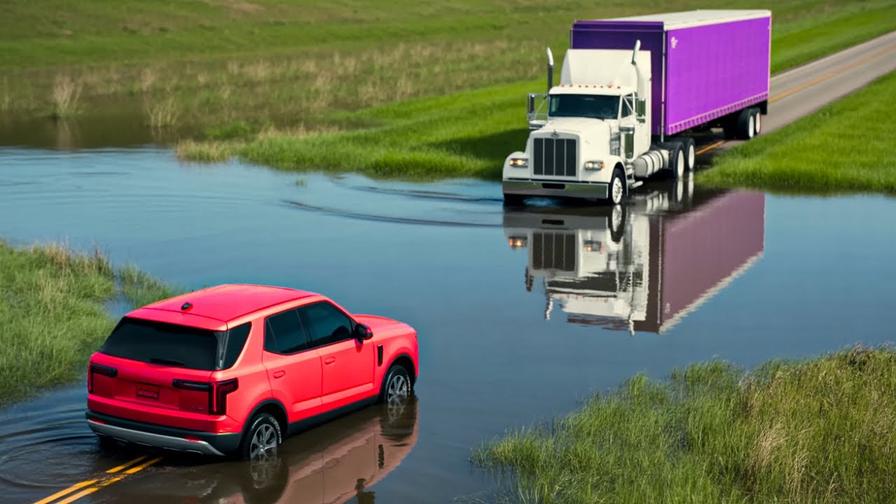 Cars vs Deep Water Challenge #3 in BeamNG Drive!