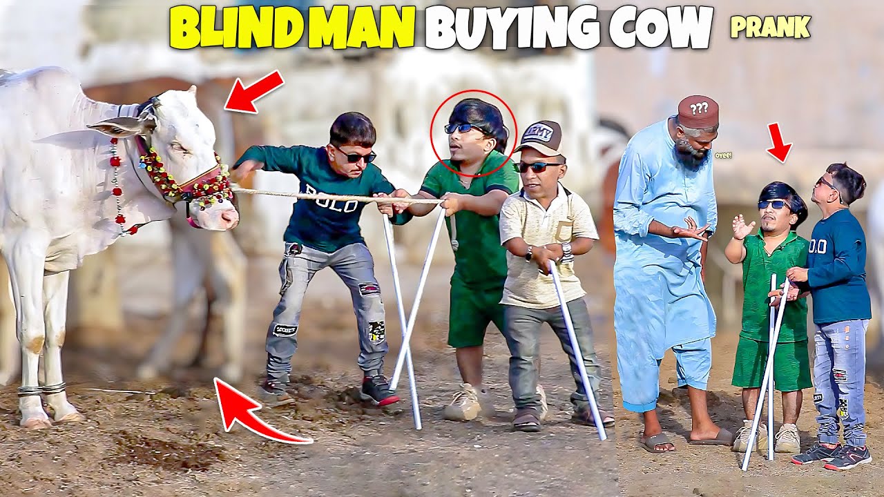 Blindmans Buying Cow Prank - Bakra Eid Special - |  @NewTalentOfficial
