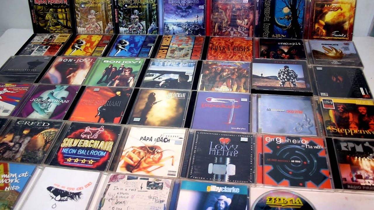 UNBOXING: MAIS DE 40 CDS DE ROCK E HEAVY METAL
