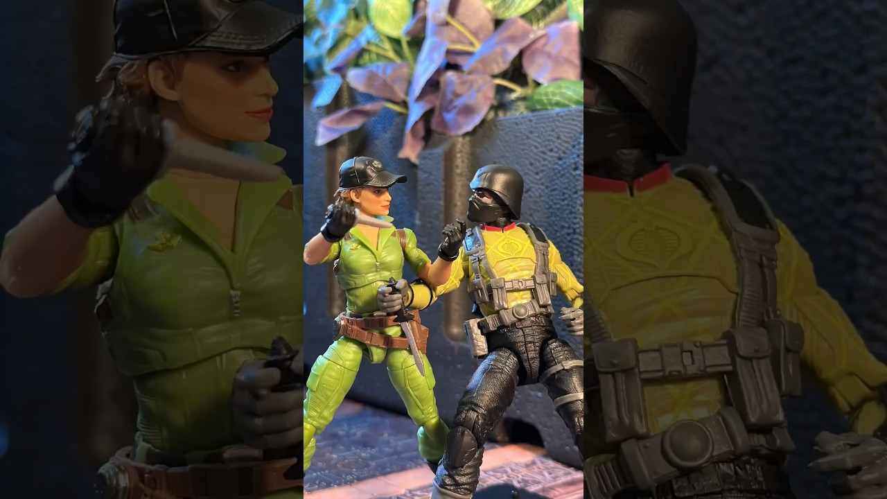Lady Jaye vs Cobra Python Patrol Officer | GI Joe Classified #gijoe #gijoeclassified