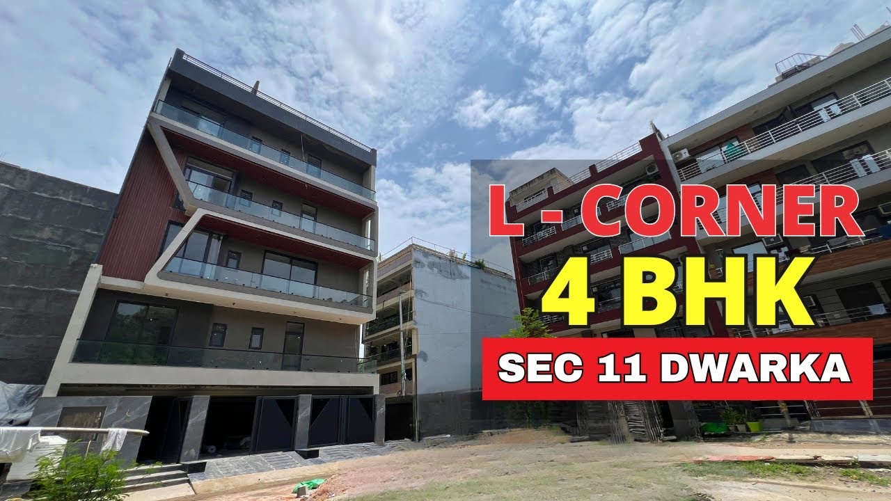 Premium 4 BHK Corner DDA Builder Floor in Dwarka Sector 11 for Sale | 100m from Metro #4bhk