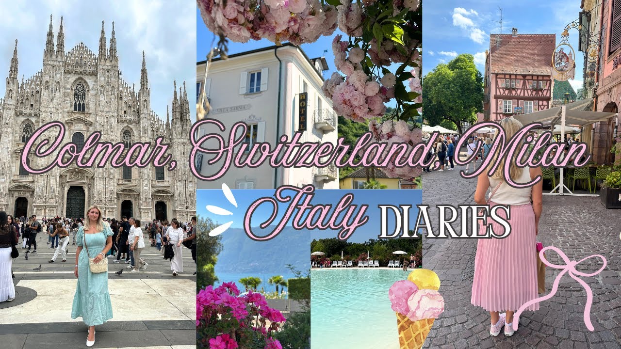Colmar, Switzerland, Milan, Italy vlog ☀️.˚˖࿔ ࣪