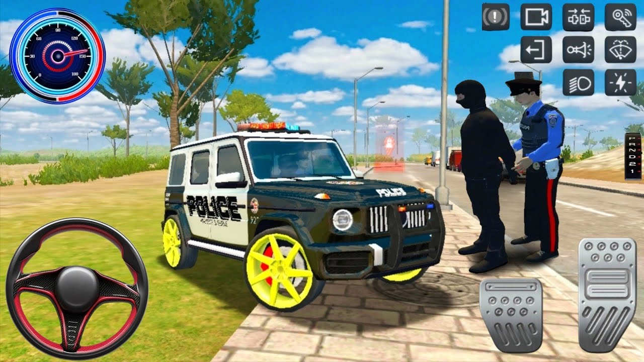 محاكي ألقياده سيارة شرطة العاب شرطة العاب سيارات العاب اندرويد Android Gameplay Police Sim 2022