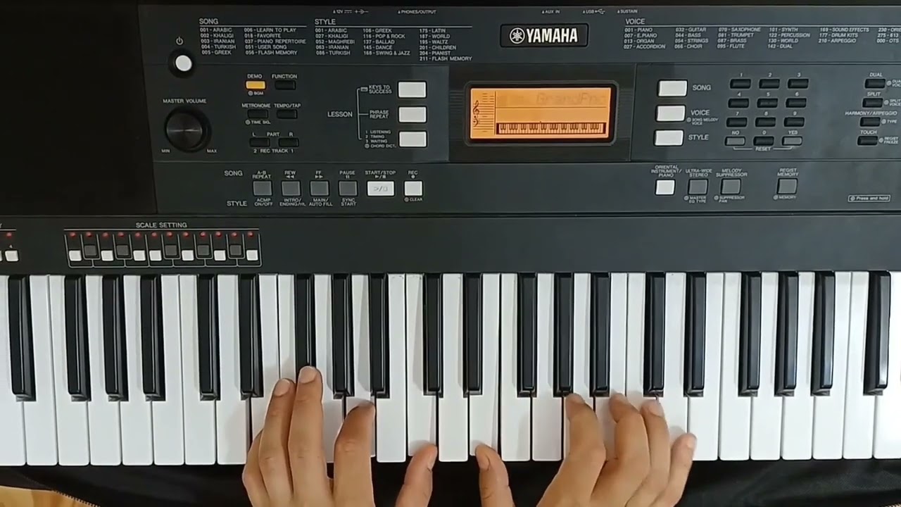 تعلم عزف موسيقى قضية عم احمد 💞على البيانو والاورج🎹 هارموني بالكوردات #تعليم_اونلاين