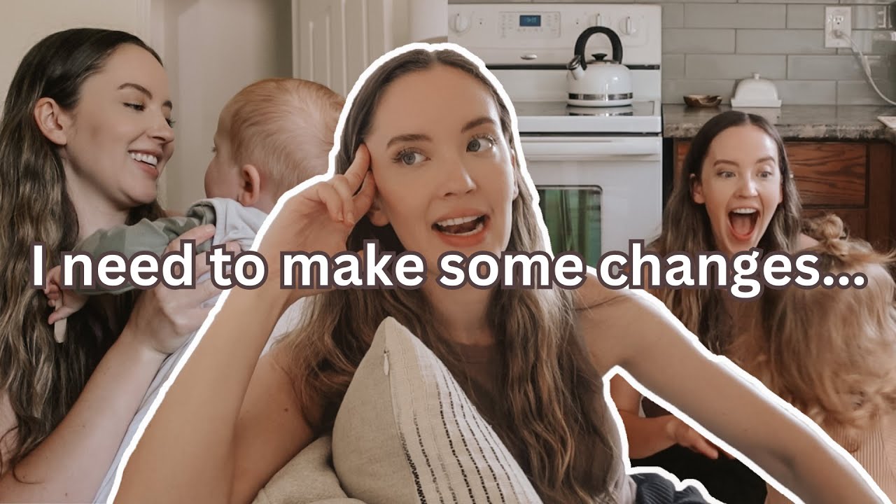 a day in the life with a baby and 2 year old |  some things need to change.