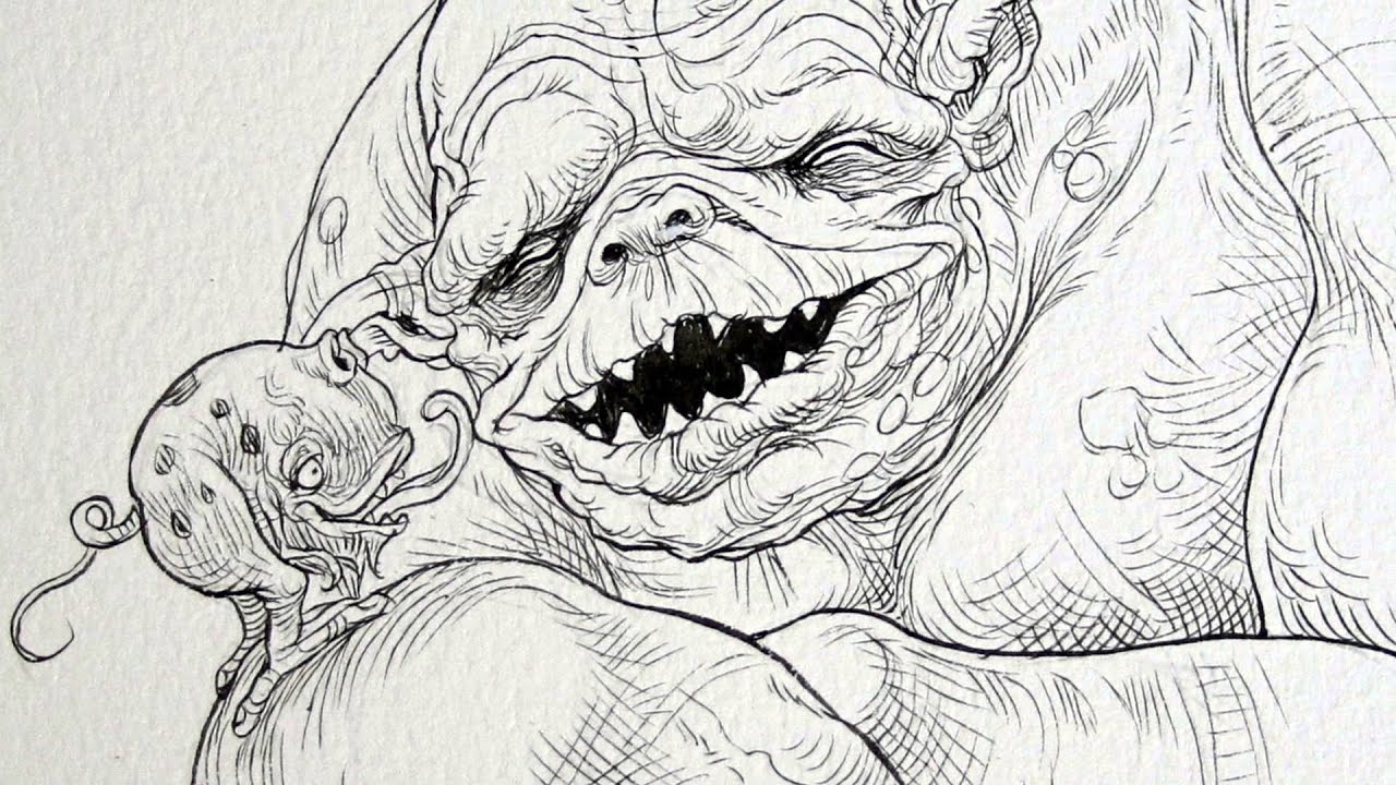 Paul Stewart and Chris Riddell showcase artwork from their new book THE NAMELESS ONE