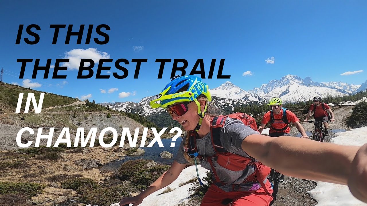 Riding in Chamonix | HOW GOOD is GoPro Hero 8 stabilization?! Supersmooth 👌 | MTB singletrack trails
