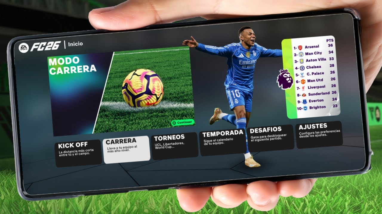 HA SALIDO EL MEJOR FIFA 14 ACTUALIZADO AL 2026 CON MODO CARRERA PARA ANDROID, NUEVOS FICHAJES Y KITS