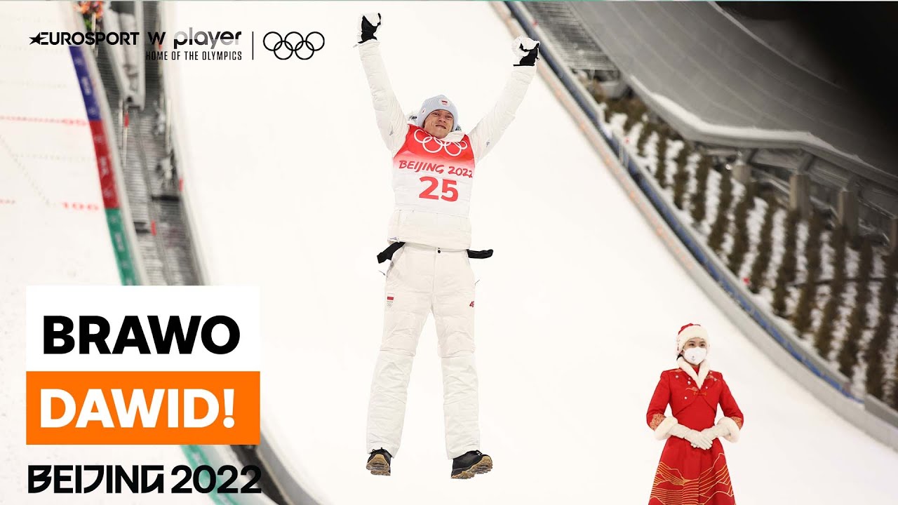 BRĄZ DAWIDA KUBACKIEGO! Ceremonia na podium po konkursie na skoczni normalnej | Pekin 2022