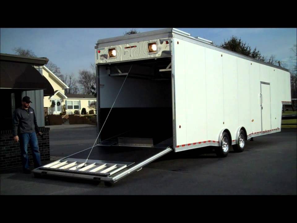 38' United Unlimited Stage III Super Hauler Gooseneck Dirt Late Model Race Car Trailer