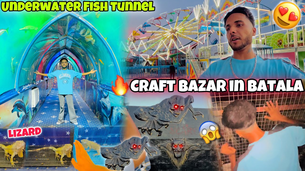 UnderWater Fish Tunnel😍 * Craft Bazar In Batala * Too Much Fun W/ Friends🔥 || Official Rahul