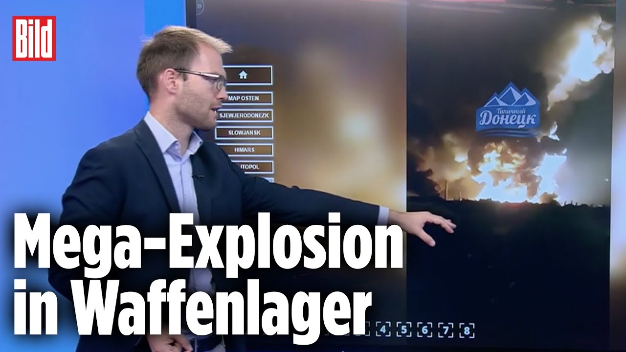 Ukraine zerstört Putins Waffenlager mit US-Rakete | BILD Lagezentrum